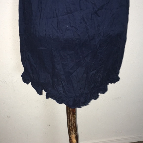 VTG Y2K PATRICK ROBINSON FOR TARGET NAVY WRAPPED SLEEVELESS COTTON BLOUSE SZ XL - Picture 3 of 6